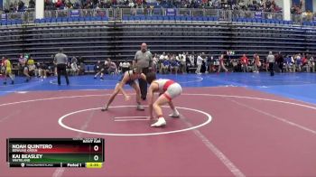 126 lbs Cons. Round 4 - Kai Beasley, Whiteland vs Noah Quintero, BOWLING GREEN