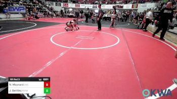 80 lbs Rr Rnd 3 - Nash Maynard, Claremore Wrestling Club vs Jason Bentley, Prairie Grove Youth Wrestling