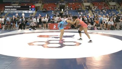 170 lbs Cons. Sub-rd Of 32 - Keishara Tulloch, New York vs Samya Bazile, California