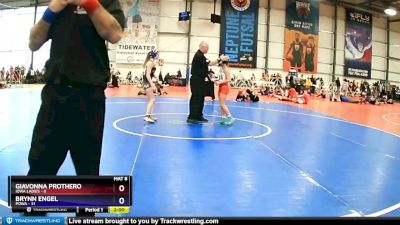 86 lbs Rd# 8 -10:15am Saturday - Brynn Engel, POWA vs Giavonna Prothero, Iowa Ladies