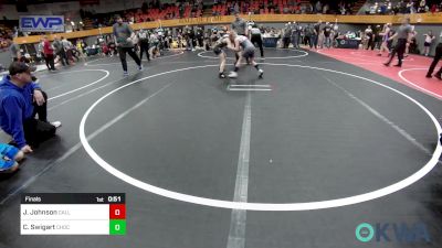 80 lbs Final - Jaxon Johnson, Carl Albert vs Crew Swigart, Choctaw Ironman Youth Wrestling