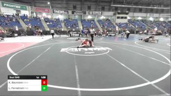 157 lbs Final - Kale Baumann, Great Falls Bison vs Landon Fornstrom, Pinedale Pummelers WC