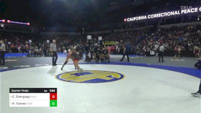 145 lbs Quarterfinal - Chloe Overgaag, Palm Desert vs Kayleen Tuavao, Tokay