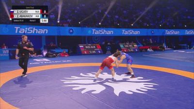 61 kg 1/2 Final - Zavur Uguev, Russia vs Zelimkhan Abakarov, Albania
