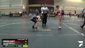 117 lbs Round 4 - Gregory Harkey, Bulls Wrestling Club vs Nathan Metcalf, Woodshed