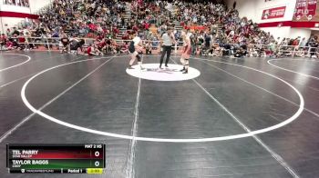 132 lbs Quarterfinal - Tel Parry, Star Valley vs Taylor Baggs, Cody