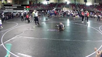 95 lbs Champ. Round 2 - Ethan Jacobsen, York Wrestling Club vs Leo Elliott, Louisville Wrestling Club