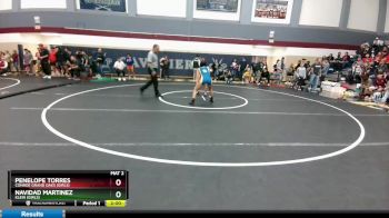 107 lbs Round 1 - Navidad Martinez, Klein (Girls) vs Penelope Torres, Conroe Grand Oaks (Girls)