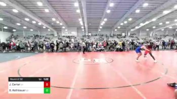 160 lbs Round Of 32 - Jesiere Carter, NY vs Bowen Rothbauer, WI