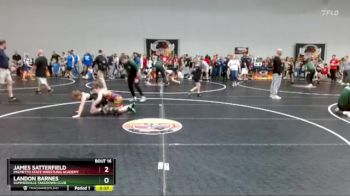 Round 1 - James Satterfield, Palmetto State Wrestling Academy vs Landon Barnes, Summerville Takedown Club