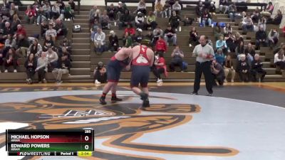 285 lbs Cons. Round 2 - Edward Powers, Hiram vs Michael Hopson, Hiram