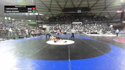 Boys 2A 175 lbs Semifinal - Levi DiCugno, Orting vs Erick Silveira, Aberdeen