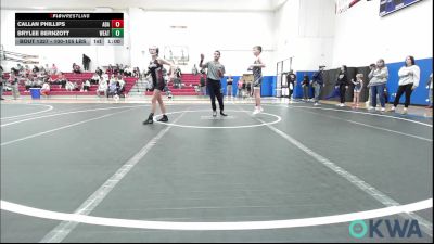 100-105 lbs Rr Rnd 4 - Callan Phillips, Ada vs Brylee Bernzott, Weatherford Youth Wrestling