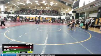 115 lbs Quarterfinal - Talinn Colton, Middleton vs Brendan Nguyen, Meridian