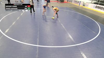 Junior Boys - 126 lbs Cons. Round 2 - Chase Alspaugh, South Sip Wrestling Club vs Anthony Oubre, Louisiana