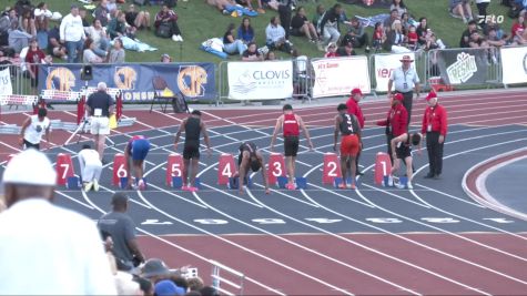 High School Boys' 100m Varsity, Semi-Finals 3