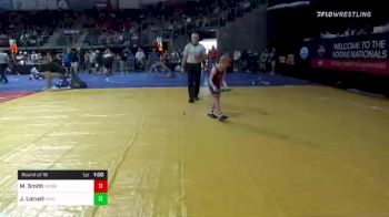 52 lbs Round Of 16 - Malaki Smith, Webb City Youth Wrestling vs John Reid Locust, Vian Wrestling Club