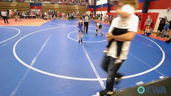 64 lbs Quarterfinal - Ketcher Hughes, Morris Wrestling Association vs Langdon Brock, Glenpool Youth Wrestling