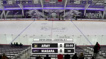 Full Replay - Army vs Niagara | Atlantic Hockey