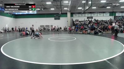 132 lbs Cons. Round 3 - Kai Hedgecock, Blue Valley Southwest vs Eric Vielhauer, Bobcat Wrestling Club
