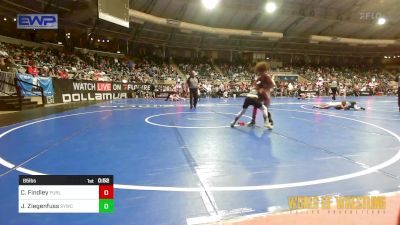 85 lbs Round Of 32 - Colt Findley, Purler Wrestling, Inc vs JaKel Ziegenfuss, Springdale Youth Wrestling Club