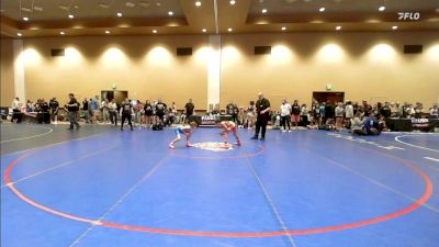 62 lbs Champ. Round 5 - Tyanna Evans, New Jersey vs Claire Denny, Pennsylvania