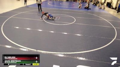 61 lbs Quarterfinal - Eli Nielsen, LeSueur/Henderson vs Gavin Breitbach, Belgrade/Brooten