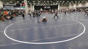 157 lbs Quarters - Mason Boulanger, Team Nazar Training Center vs Thunder Page, South Central Punisher Wrestling