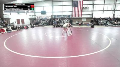 190 lbs Semifinal - Macee Ercanbrack, Juab vs Kambrie Day, Grantsville