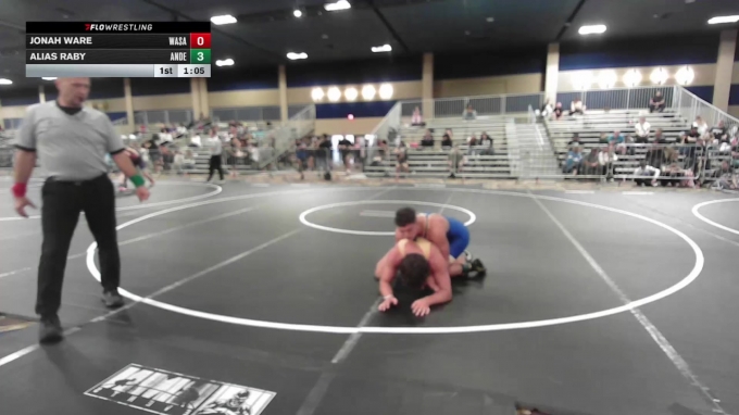 157 lbs Quarterfinal - Jonah Ware, Wasatch WC vs Alias Raby, Anderson ...