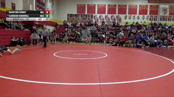 157 lbs 3rd Place Match - Sawyer Kirby, Williamsburg vs Carson Kidwell, Solon