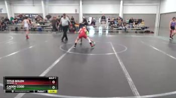 72 lbs Semis (4 Team) - Titus Bolen, VA Elite vs Caden Codd, MJWL