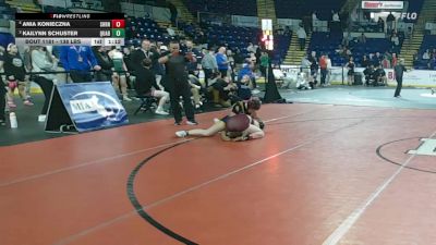 138 lbs Consolation - Ania Konieczna, Sharon vs Kailynn Schuster, Quabbin