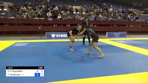 Ennara C Ragsdale vs Talia Anderson 2024 Pan IBJJF Jiu-Jitsu No-Gi Championship