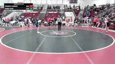 113 lbs 2nd Wrestleback (16 Team) - Thomas Farmer, Woodward Academy vs Jared Katz, Dunwoody