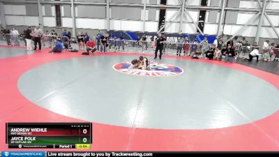 84 lbs Cons. Round 3 - Andrew Wiehle, Mat Demon WC vs Jayce Polk, UP Outlaw WC