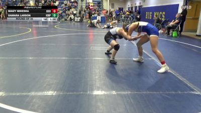 130 lbs Round Of 32 - Maizy Mikeska, Derry vs Samara Larson, Hempfield
