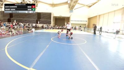 56 lbs Rr Rnd 8 - Jack Sanders, Mat Assassins Blue vs Henry Berk, Williamstown K3