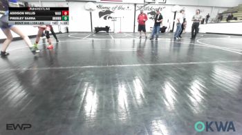 126 lbs Rr Rnd 5 - Addison Willis, Wagoner Takedown Club vs Presley Sarra, Skiatook Youth Wrestling