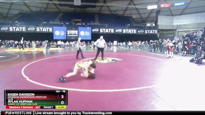 78 lbs Champ. Round 1 - Rylan Hufman, Jungle Cat Wrestling Club vs Kasen Davisson, Okanogan Underground Wrestling Club