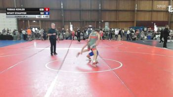 130A lbs Consi Of 4 - Tobias Kohler, Germany vs Wyatt Stauffer, Blair Academy