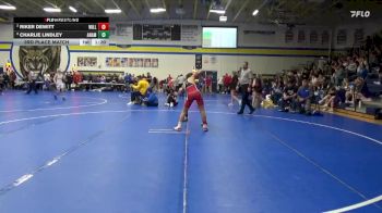 113 lbs 3rd Place Match - Riker DeWitt, Williamsburg vs Charlie Lindley, Anamosa