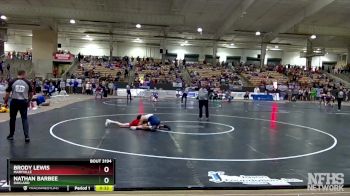 AA 144 lbs Cons. Round 1 - Brody Lewis, Maryville vs Nathan Barbee, Oakland