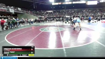 182 lbs Semifinal - Isaiah Twait, Meridian vs Preston Echeverria, Hillsboro