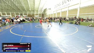 150 lbs Cons. Round 2 - Osiel Garcia, CA vs Charlie Hoeppner, MN