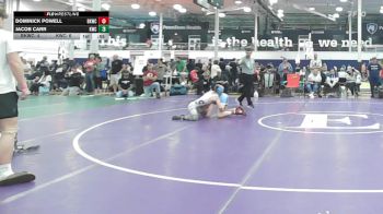 115 lbs Quarterfinal - Dominick Powell, Blue Knights Alpha vs Jacob Carr, Kraken Grizzly - HSC