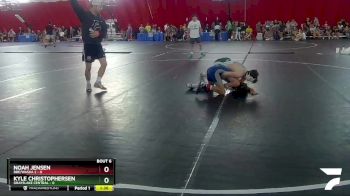 106 lbs Round 3 (4 Team) - Kyle Christophersen, Grayslake Central vs Noah Jensen, BBE/Waska 2