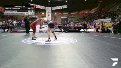 All Cadet Boys Freestyle Upper - 190 lbs 3rd Place Match - Carlos Zaragoza, Brawley Union High School Wrestling vs Caleb Ocampo, Dethrone Wrestling Club
