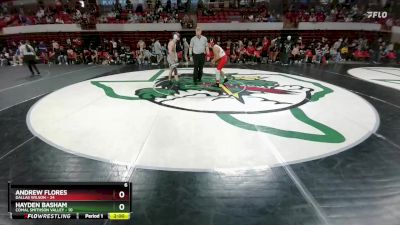 144 lbs Round 1 (16 Team) - Andrew Flores, Dallas Wilson vs Hayden Basham, Comal Smithson Valley