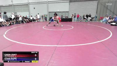 106 lbs Placement Matches (16 Team) - Cason Craft, Oklahoma Blue vs Ethan Busby, California Blue